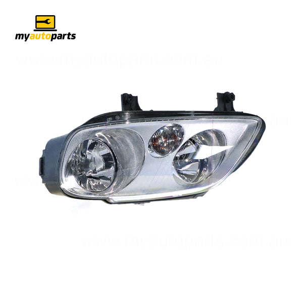 Halogen Manual Adjust Head Lamp Passenger Side OES Suits Volkswagen Caddy 2K 2005 to 2010