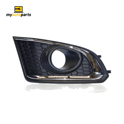 Chrome Front Bar Grille With Fog Light Mount Drivers Side Genuine Suits Holden Captiva CG Series 2 12/2013 to 2/2016