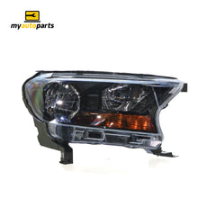 Halogen Electric Adjust Head Lamp Drivers Side Genuine Suits Ford Ranger XL Plus PX 2015 to 2018