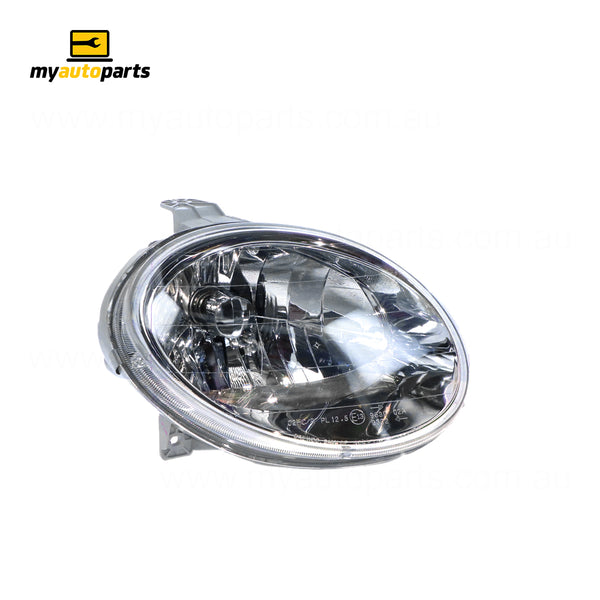 Halogen Manual Adjust Head Lamp Drivers Side Genuine Suits Daewoo Matiz M100/M150 1999 to 2001