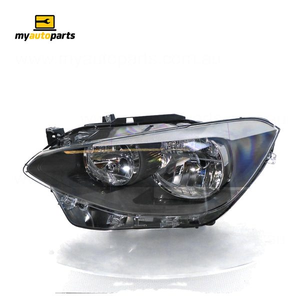 Halogen Manual Adjust Head Lamp Passenger Side Certified Suits BMW 1 Series F20 2011 to 2016