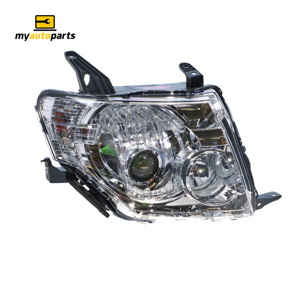 Xenon Head Lamp Drivers Side Genuine Suits Mitsubishi Pajero Exceed NT 2009 to 2011