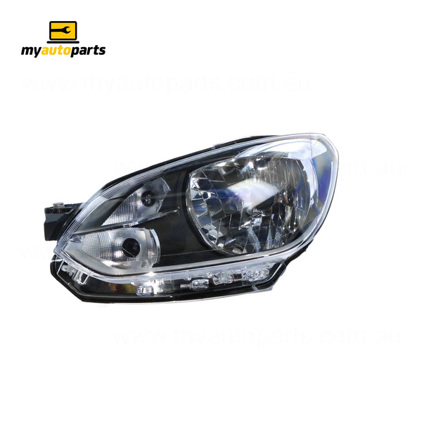 Halogen Electric Adjust Head Lamp Passenger Side Certified Suits Volkswagen Up AA 2012 to 2014