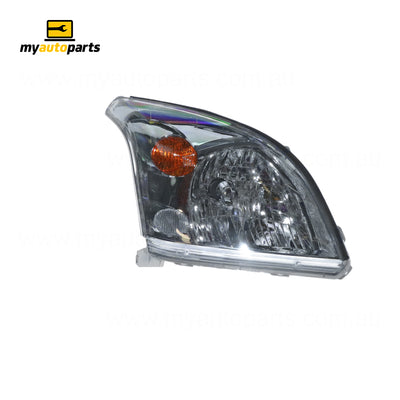 Halogen Head Lamp Drivers Side Certified Suits Toyota Prado 120 Series 2002 to 2009