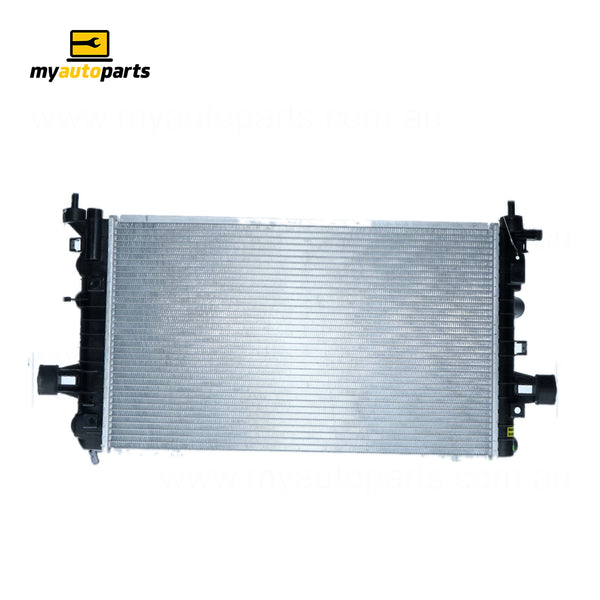 Radiator 34 / 34 mm Plastic Aluminium 600 x 368 x 26 mm Automatic 1.8 L Z18 Aftermarket Suits Holden Astra AH 2004 to 2009