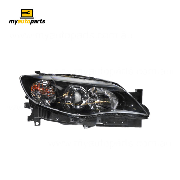 Black Head Lamp Drivers Side Genuine suits Subaru Impreza/WRX/STi 2007 to 2014