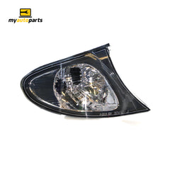 Front Park / Indicator Lamp, Black Trim, Drivers Side Certified Suits BMW 3 Series E46 2001 to 2003
