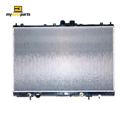 Radiator 35 / 35 mm Plastic Aluminium 450 x 718 x 16 mm Manual/Auto 2.4L L 4G64 Aftermarket Suits Mitsubishi Nimbus UG 1998 to 2004