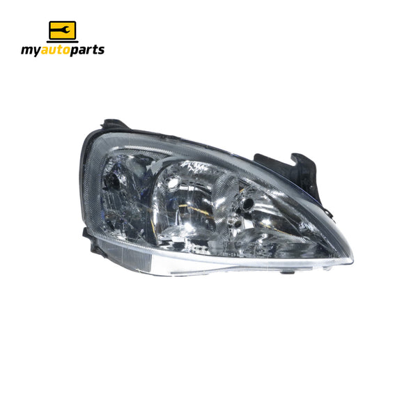 Head Lamp Drivers Side Certified Suits Holden Barina XC 2001 to 2011