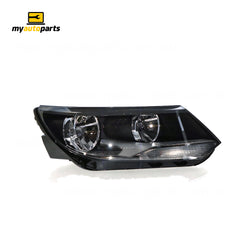 Halogen Electric Adjust Head Lamp Drivers Side OES Suits Volkswagen Tiguan 5N 2011 to 2016