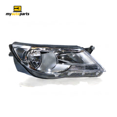 Halogen Electric Adjust Head Lamp Drivers Side Certified Suits Volkswagen Tiguan 5N 2008 to 2011
