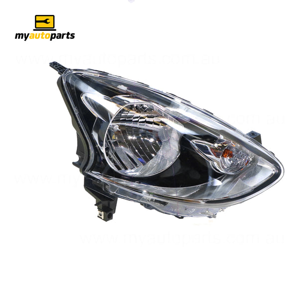 Halogen Head Lamp Drivers Side Genuine Suits Nissan Micra K13 2015 to 2016