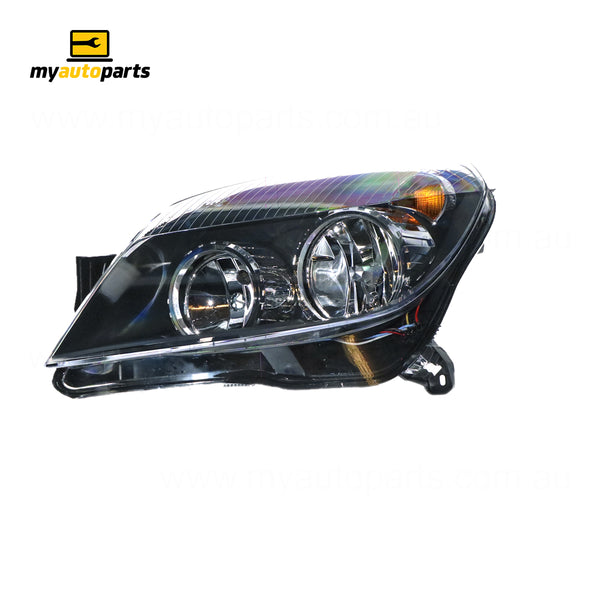 Black Head Lamp Passenger Side Certified Suits Holden Astra AH 10/2004 to 10/2006
