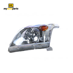 Halogen Head Lamp Passenger Side Genuine Suits Toyota Prado 120 Series VX/Grande 2007 to 2009