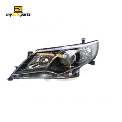 Head Lamp Passenger Side Genuine Suits Toyota Camry Atara SX/RZ ASV50R 2011 to 2015