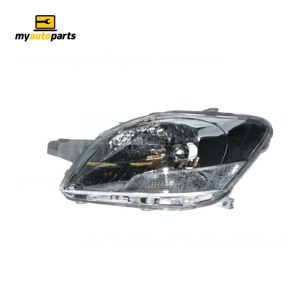 Halogen Manual Adjust Head Lamp Passenger Side Genuine Suits Toyota Yaris NCP93R 2006 to 2016