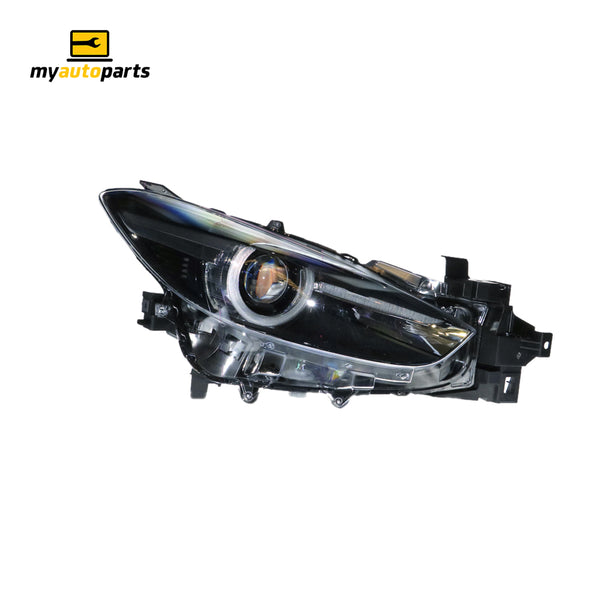 Head Lamp Drivers Side Genuine Suits Mazda 3 BN SP25 GT2016 to 2019