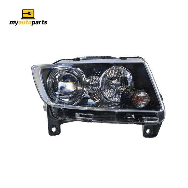 Bi-Xenon Head Lamp Drivers Side Genuine Suits Jeep Grand Cherokee SRT-8 WK 2/2011 to 7/2013