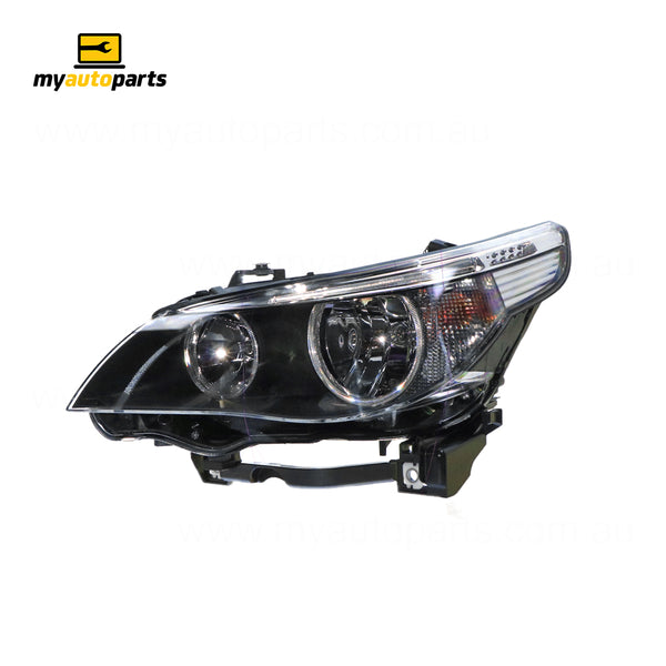 Halogen Head Lamp Passenger Side OES Suits BMW 5 Series E60/E61 2003 to 2007