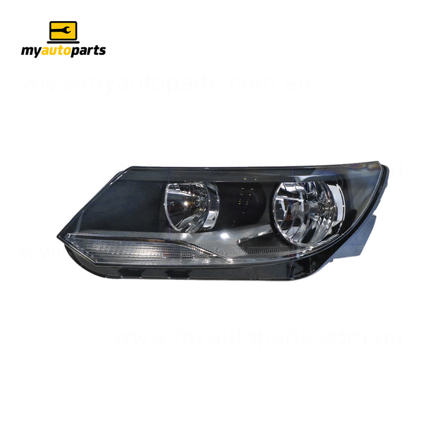 Halogen Electric Adjust Head Lamp Passenger Side OES Suits Volkswagen Tiguan 5N 2011 to 2016