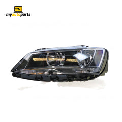 Halogen Manual Adjust Head Lamp Passenger Side Certified Suits Volkswagen Jetta 1B 2011 to 2017