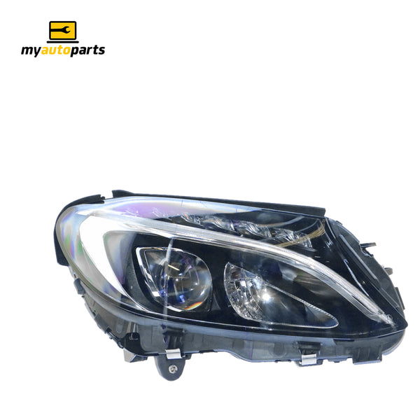 LED Head Lamp Drivers Side Genuine suits Mercedes-Benz C Class 2014 On