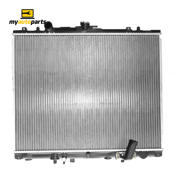 Radiator 35 / 35 mm Plastic Aluminium 500 x 638 x 36 mm Manual 2.8L L 4M40 Aftermarket Suits Mitsubishi Triton MK 1996 to 2006