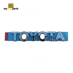 Tail Gate Emblem Genuine Suits Toyota Prius ZVW30R 2009 to 2016