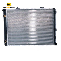 Radiator 35 / 35 mm Plastic Aluminium 575 x 448 x 32 mm Manual/Auto 1.8L,2.0L,2.3L L M102-921 Aftermarket Suits Mercedes-Benz C Class W201 1984 to 1994