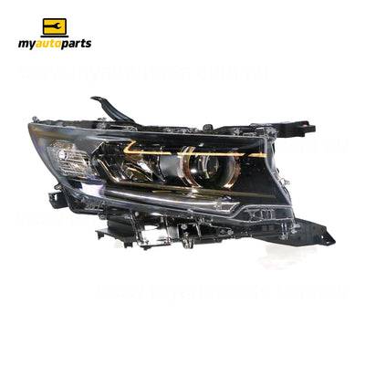 Bi-LED Head Lamp Drivers Side Genuine suits Toyota Prado GDJ150R 2017 On