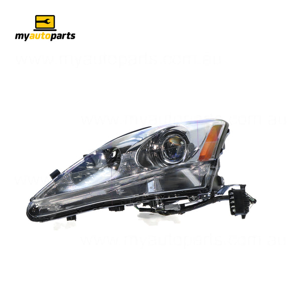 Halogen Head Lamp Passenger Side Genuine Suits Lexus IS250 Sports/Prestige GSE20 2005 to 2010