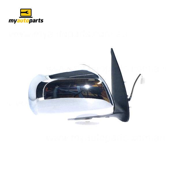 Chrome Door Mirror Electric Adjust Drivers Side Genuine suits Toyota Hilux 15/25/26 Series Dual Cab 4WD SR5 2010 to 2011