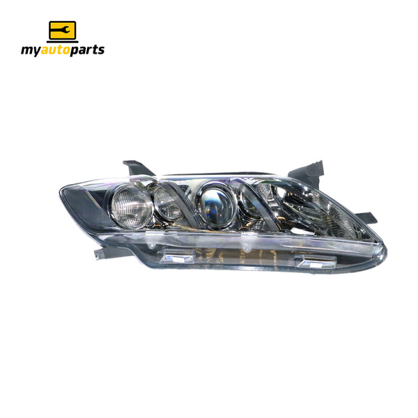 Halogen Head Lamp Drivers Side Genuine Suits Toyota Camry ACV40R 2006 to 2009