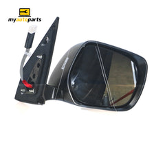 Door Mirror, Electric Folding, Drivers Side Genuine suits Toyota Landcruiser 200 Series VX 2015 to 2019