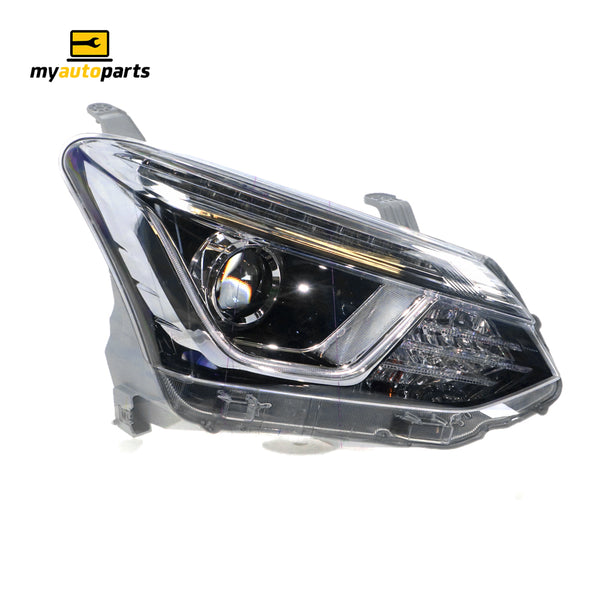 Head Lamp Drivers Side Genuine Suits Isuzu MU-X UCR/UCS 2017 to 2021