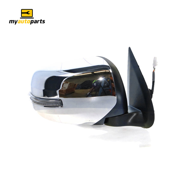 Electric With Indicator Door Mirror Drivers Side Genuine suits Mitsubishi Triton MQ