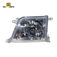 Head Lamp Passenger Side Certified Suits Toyota Prado 95 Series 1999 to 2002