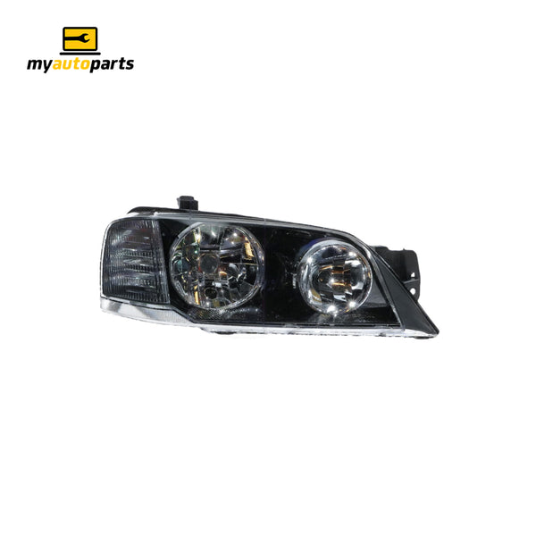 Black Head Lamp Drivers Side Certified Suits Ford Territory SX/SY 6/2004 to 4/2009