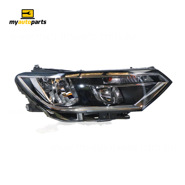 Halogen Head Lamp Drivers Side Genuine Suits Volkswagen Passat B8 2015 to 2021