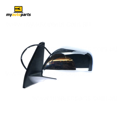Chrome Door Mirror Passenger Side Aftermarket Suits Toyota Prado 120 Series GXL/VX/Grande 2002 to 2009