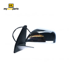 Chrome Door Mirror Passenger Side Aftermarket Suits Toyota Prado 120 Series GXL/VX/Grande 2002 to 2009