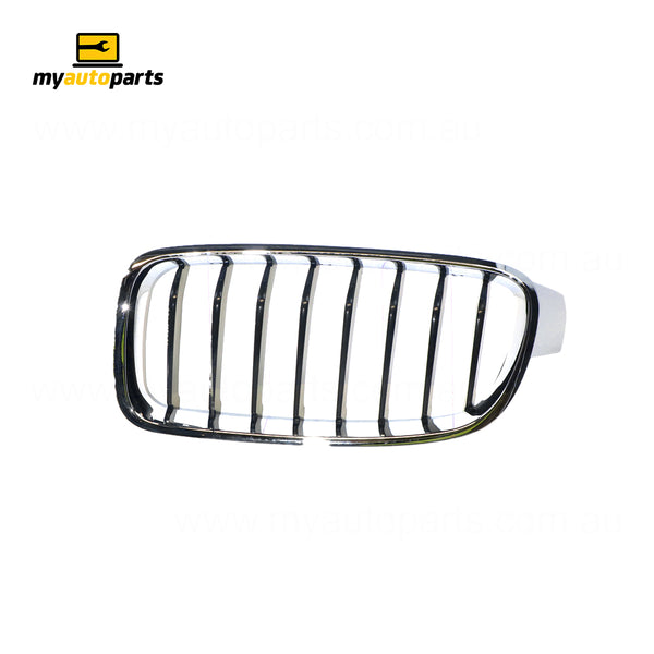 Grille Passenger Side Aftermarket Suits BMW 3 Series F30 2012 to 2015