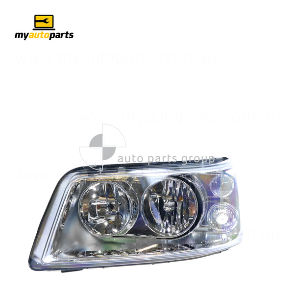 Halogen Electric Adjust Head Lamp Passenger Side Certified Suits Volkswagen Caravelle T5 2008 to 2015