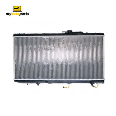Radiator 28 / 28 mm Plastic Aluminium 325 x 688 x 26 mm Mauto 1.5 L 5E Aftermarket Suits Toyota Paseo EL44R/EL54R 1991 to 1999