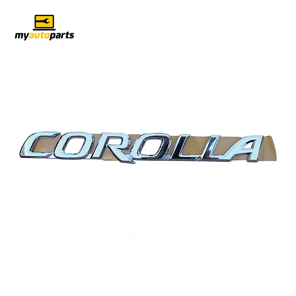 Tail Gate Emblem Genuine Suits Toyota Corolla ZZE122R 2001 to 2007