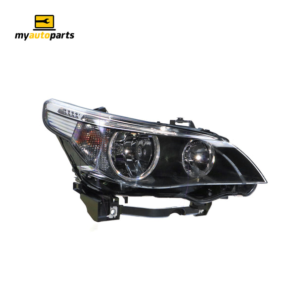 Halogen Head Lamp Drivers Side OES Suits BMW 5 Series E60/E61 2003 to 2007