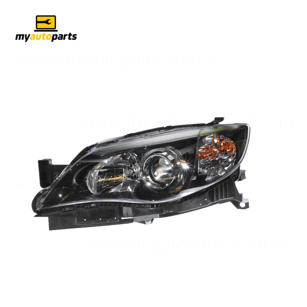 Black Head Lamp Passenger Side Genuine suits Subaru Impreza/WRX/STi 2007 to 2014