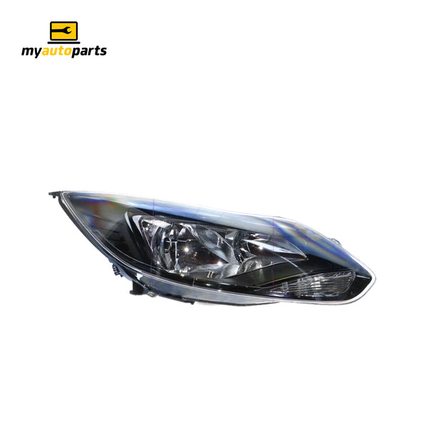 Black Head Lamp Drivers Side Genuine Suits Ford Focus LW 2012 to 2015