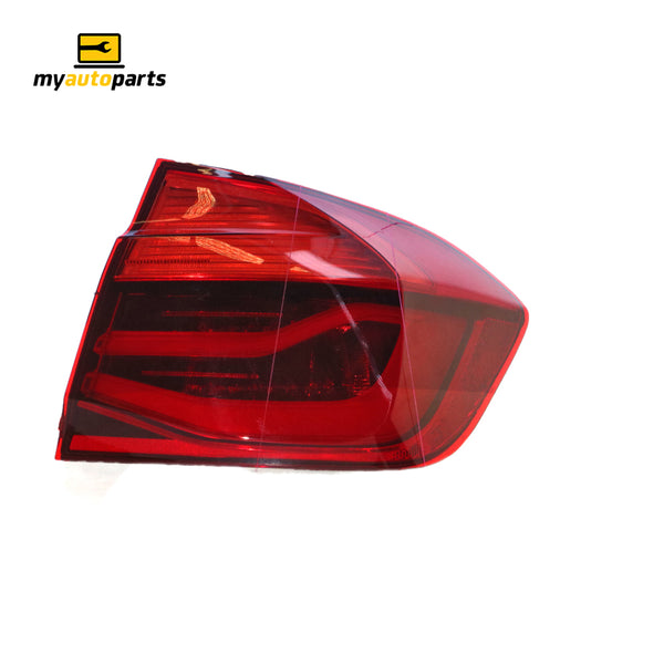 Black Red Tail Lamp Drivers Side Certified Suits BMW 3 Series F30 2015 to 2019