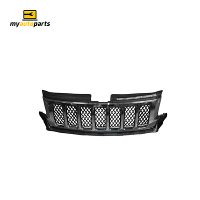 Chrome Grille With Black Mesh Genuine Suits Jeep Grand Cherokee WK 2011 to 2016